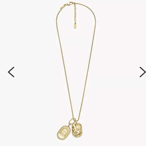 Star Wars™ C-3PO™ Gold-Tone Stainless Steel Dog Tag Necklace - Picture 3 of 5